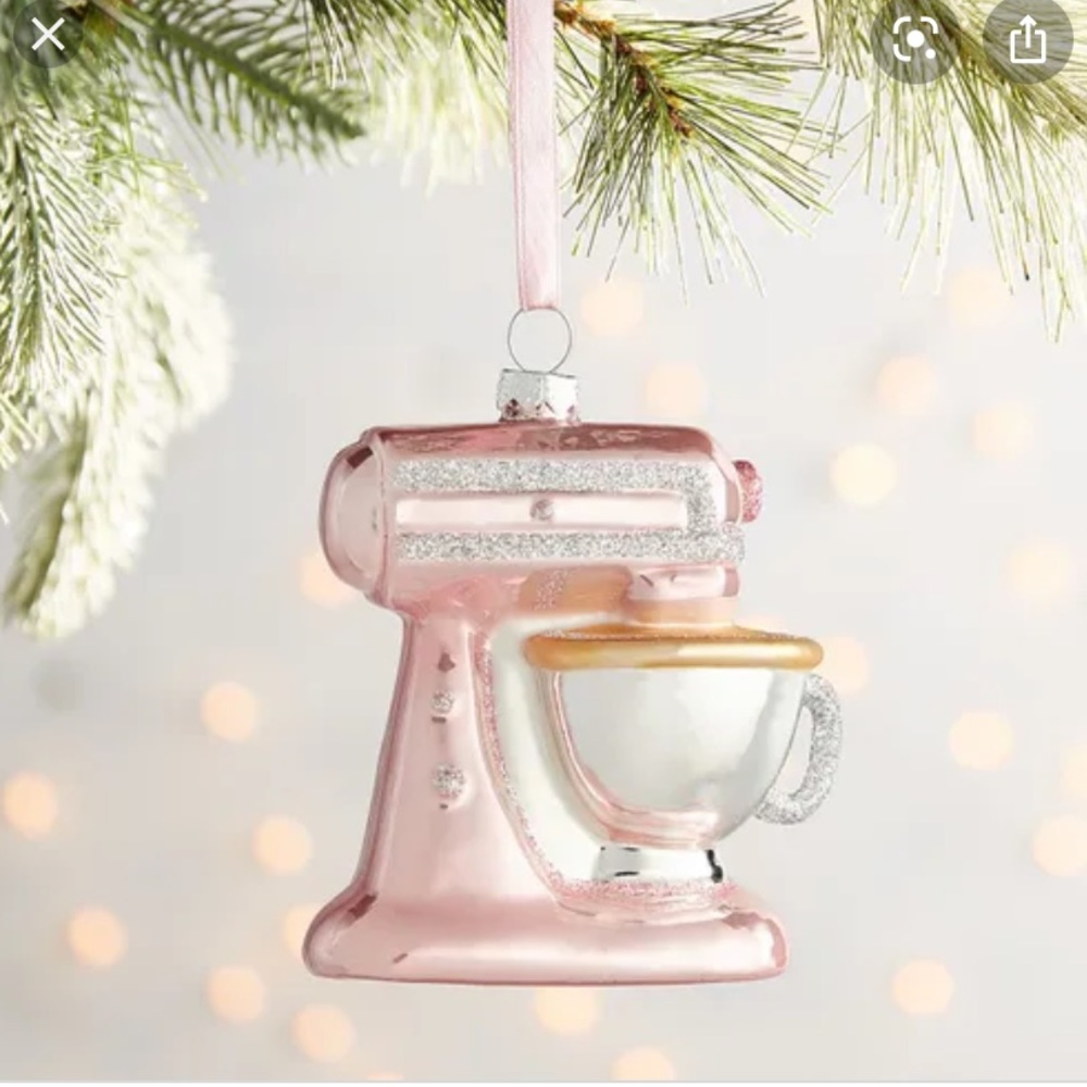 COPY - Pier 1 PINK KITCHEN MIXER ORNAMENT